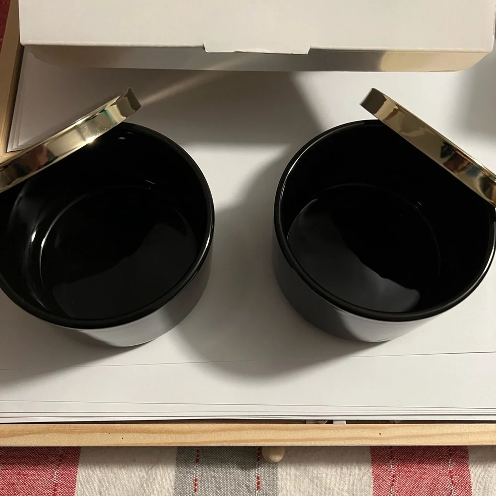 Z Gallerie ceramic storage container duo